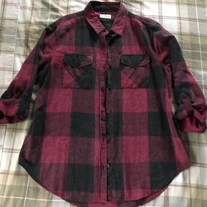 Buffalo check vintage inspired oxford